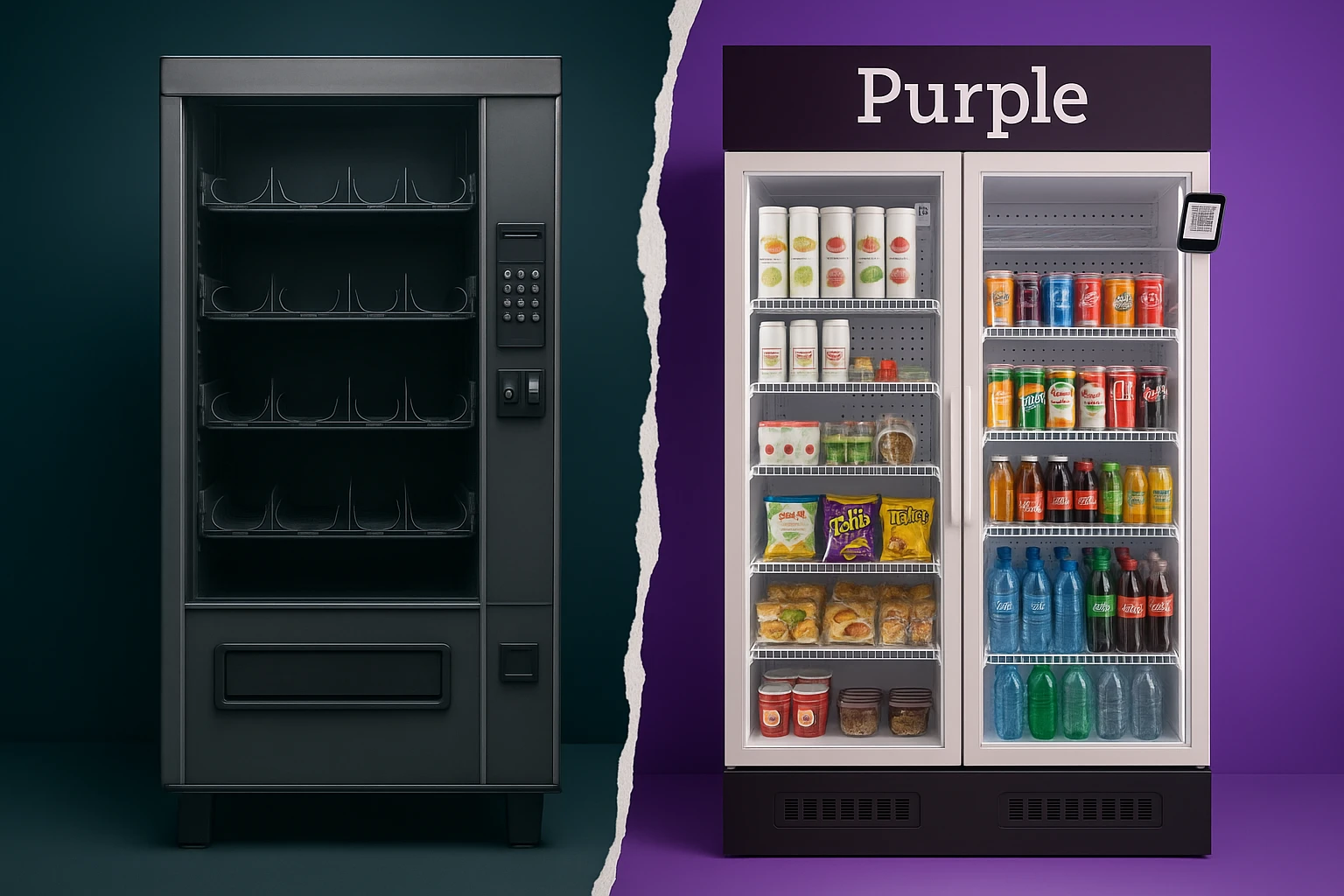 Purple Micromarket в офисе